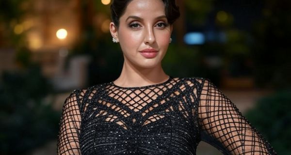 Nora Fatehi Hot Blouse Design: Stunning Looks in Blue and Black Dresses