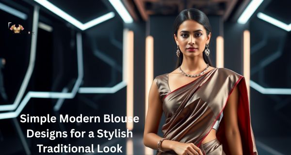 Simple Modern Blouse Designs for a Stylish Traditional Look