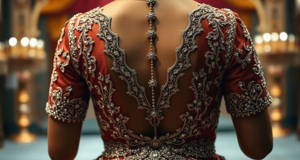 Best Back Simple Lehenga Blouse Designs