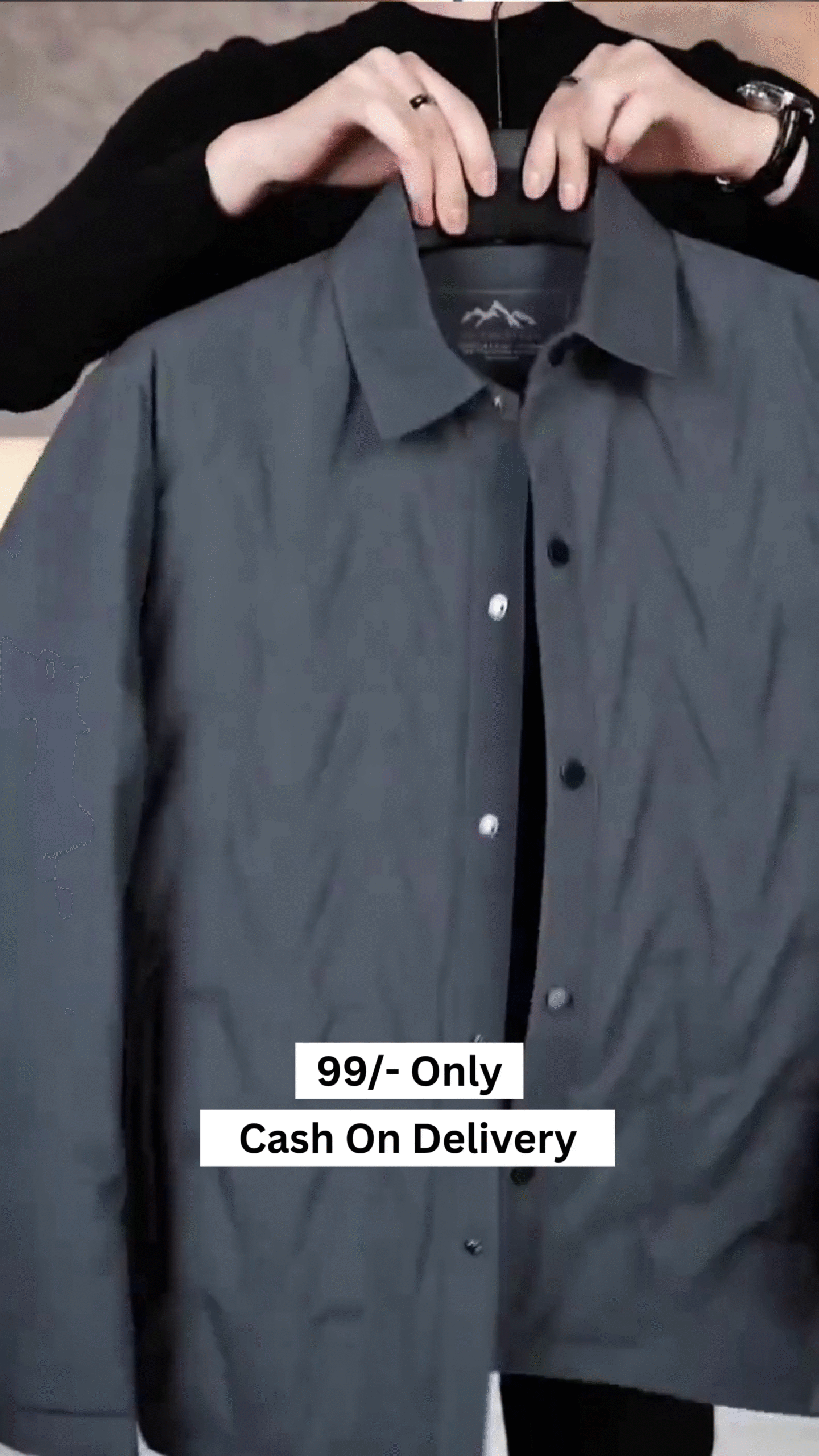 Mens Jacket Lightweight Spring Fall Warm Coat Business Casual windbreaker Jacket Quilted jackets for Men - Image 5