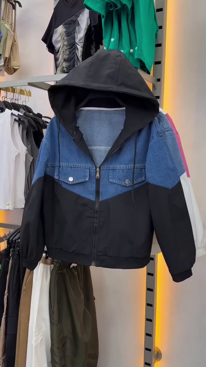 Black Denim Jacket For Women
