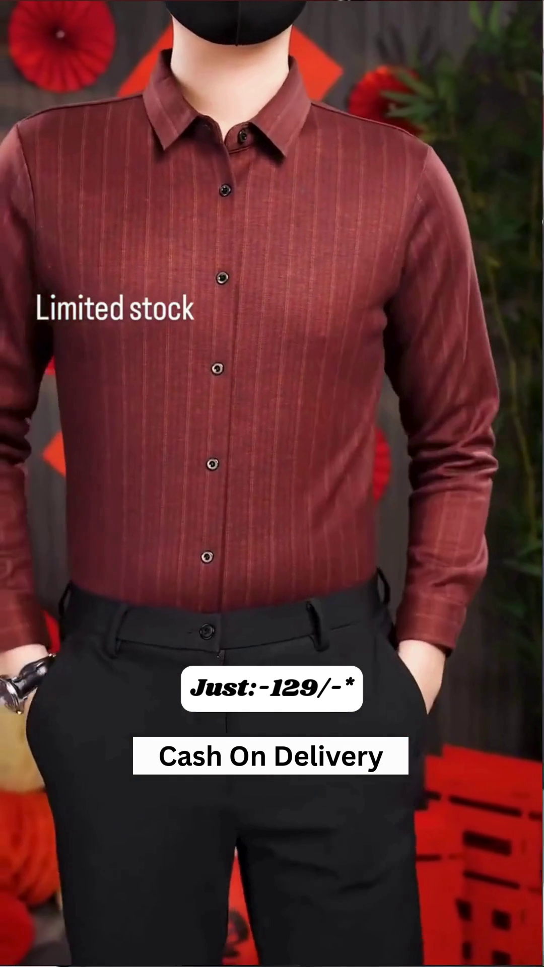 Men Striped Slim Fit Formal Shirt