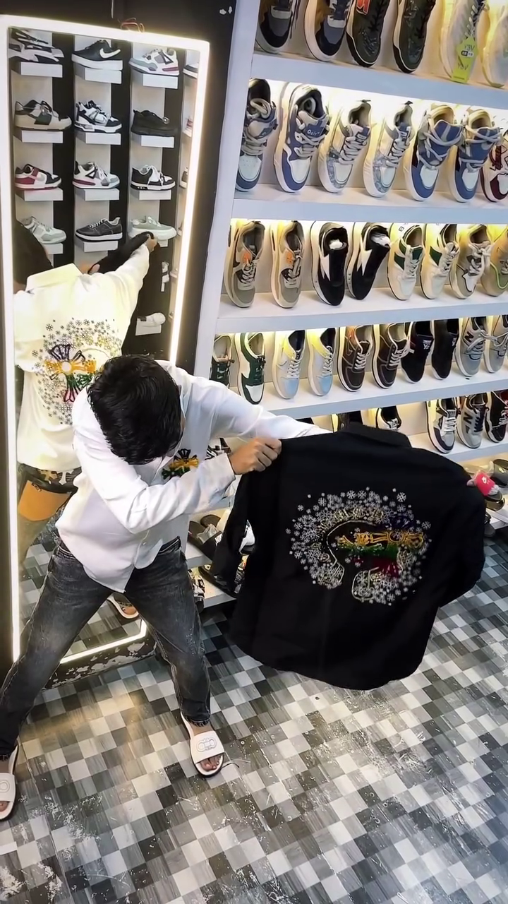 Men’s Stylish White Shirt & Slim Fit Denim Jeans Combo – Casual Party Wear Outfit for Men - Image 3