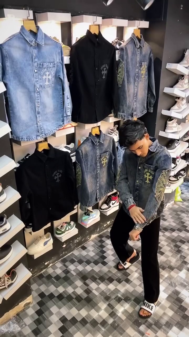 Premium Denim Cotton Casual Shirt for Men - Image 2