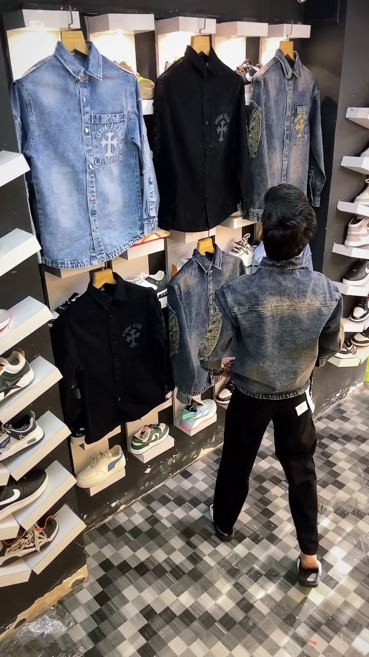 Premium Denim Cotton Casual Shirt for Men - Image 4