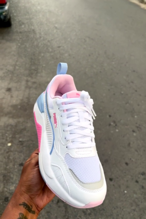 X-Ray 2 Square Women’s Sneakers – White, Pastel Pink & Mist Blue