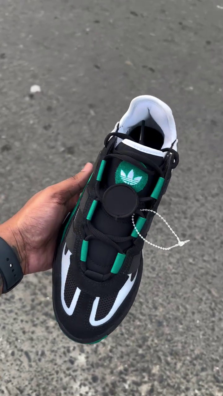 Black & Lucid Green Skate-Inspired Sneakers - Image 3