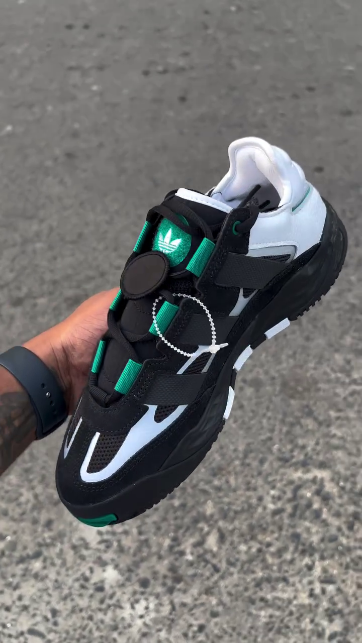 Black & Lucid Green Skate-Inspired Sneakers - Image 4