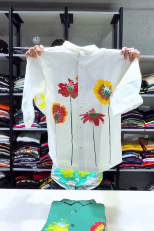 Men Floral Opaque Printed Casual Shirt