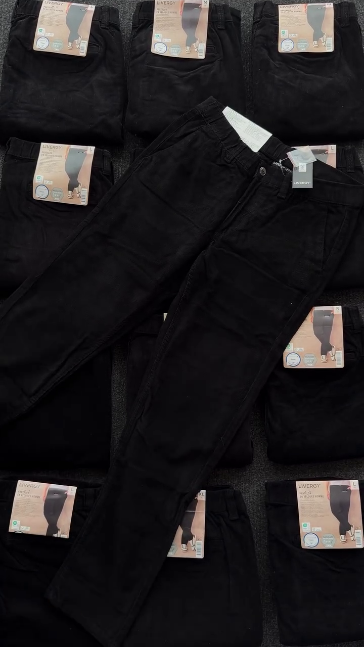 Men Cotton Relaxed Fit Pants - Image 3